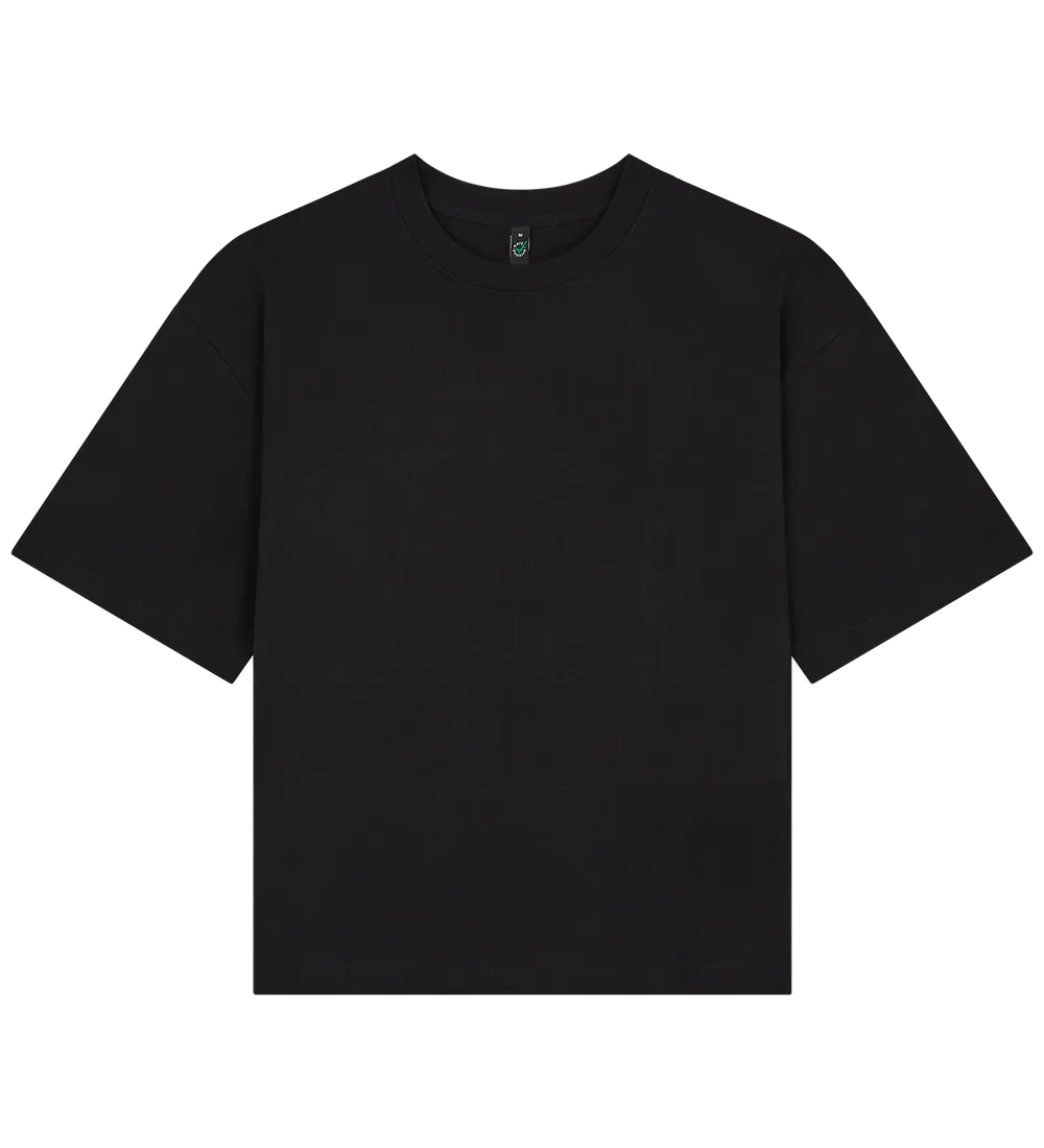 EP220-BL0 - Women's Heavy Boxy T-shirt - Black