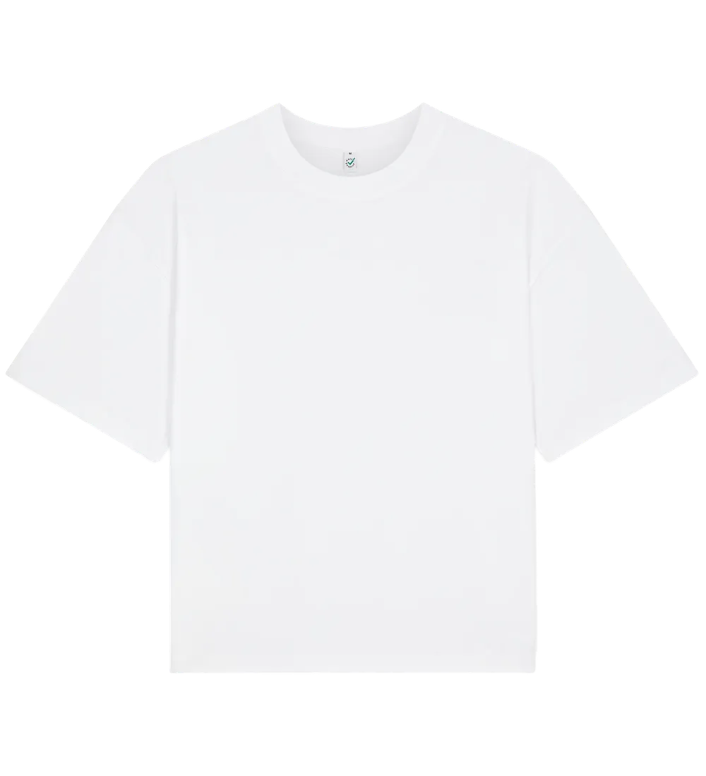 EP220-WH0 - Women's Heavy Boxy T-shirt - White