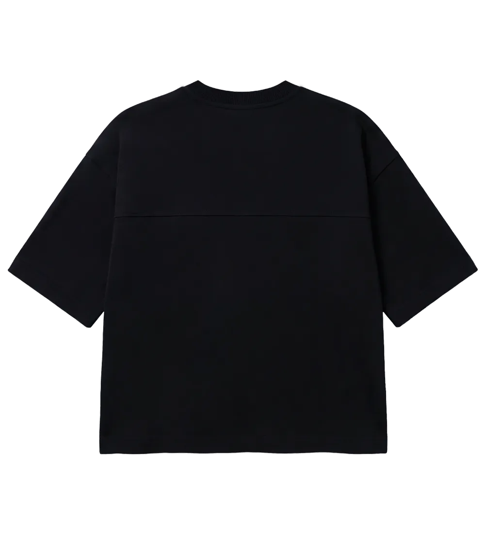 EP221-BL5 - Women’s Oversized Football Jersey - Black