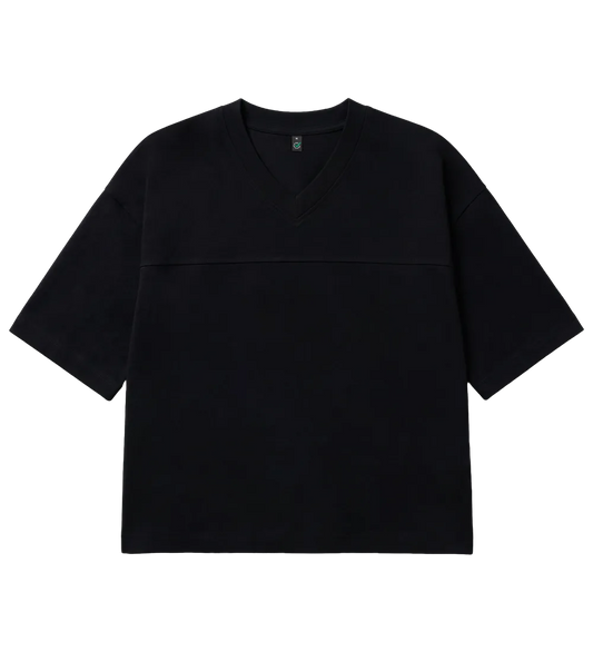 EP221-BL0 - Women’s Oversized Football Jersey - Black