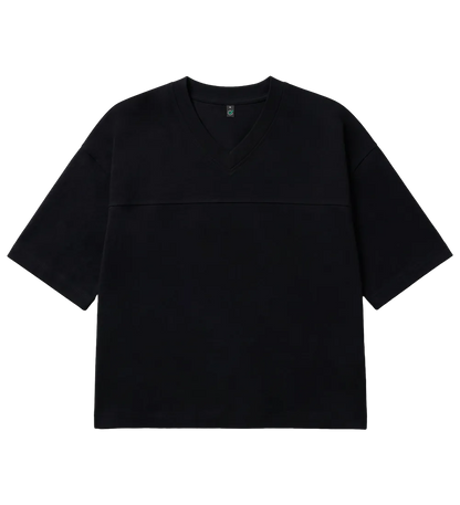 EP221-BL2 - Women’s Oversized Football Jersey - Black