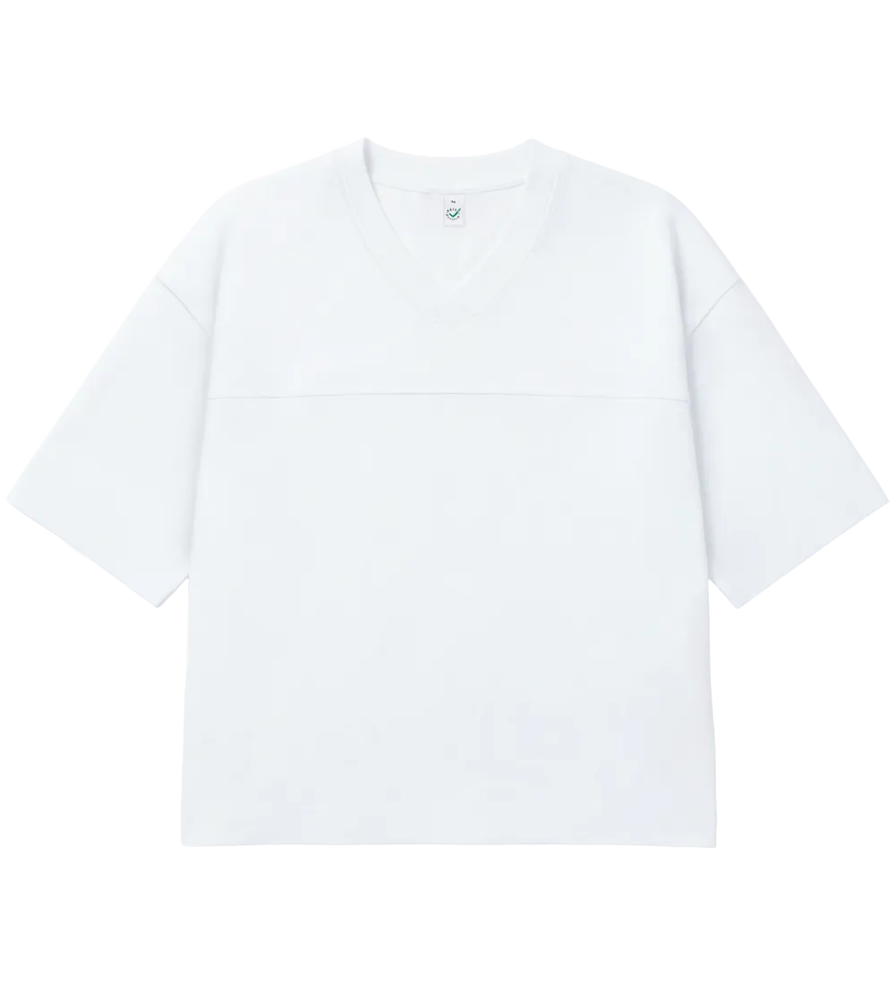 EP221-WH2 - Women’s Oversized Football Jersey - White