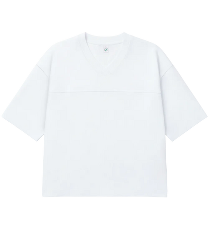 EP221-WH1 - Women’s Oversized Football Jersey - White