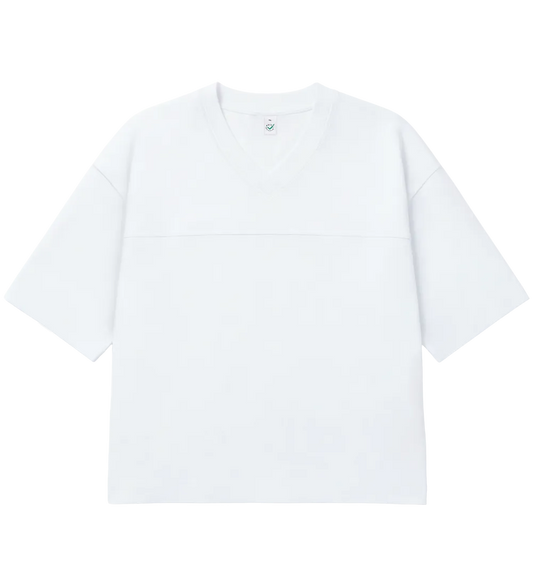 EP221-WH0 - Women’s Oversized Football Jersey - White