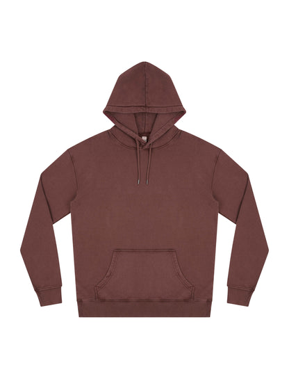 Earth Positive® Pullover Hoodie - Stone Washed Burgundy - S