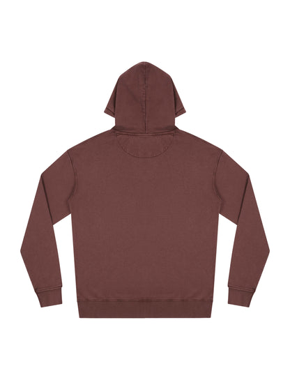 Earth Positive® Pullover Hoodie - Stone Washed Burgundy - XS