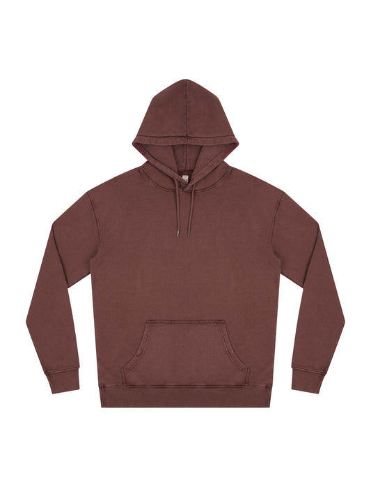 Earth Positive® Pullover Hoodie - Stone Washed Burgundy - 2XL