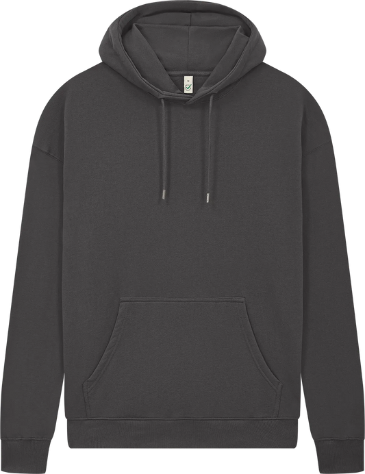 EP301-FBDG5 - Earth Positive® Pullover Hoodie - Faded Black Deep Grey