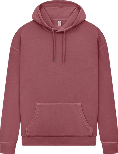 EP301-SBU6 - Pullover Hoodie - Stone Washed Burgundy