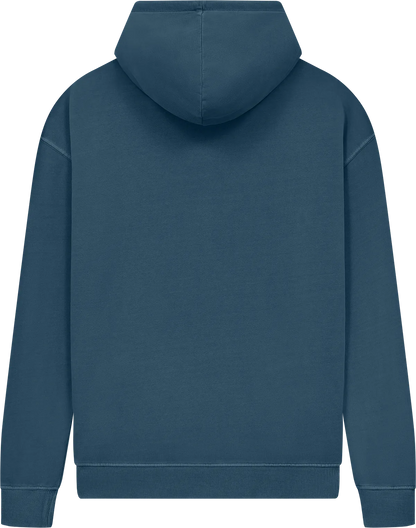 EP301-SDE2 - Earth Positive® Pullover Hoodie - Stone Washed Denim