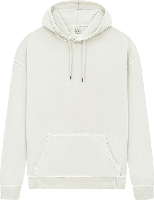 EP301-SWH6 - Earth Positive® Pullover Hoodie - Stone Washed White