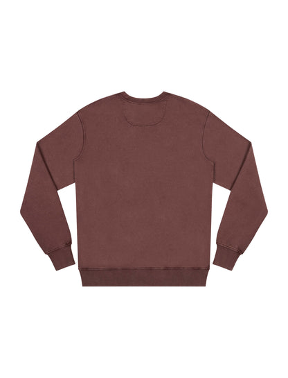 Earth Positive® Sweatshirt - Stone Washed Burgundy - 2XL