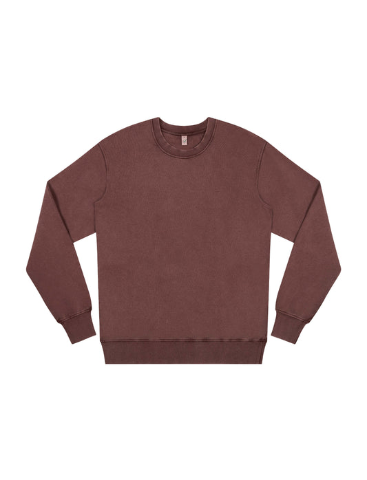 Earth Positive® Sweatshirt - Stone Washed Burgundy - XS
