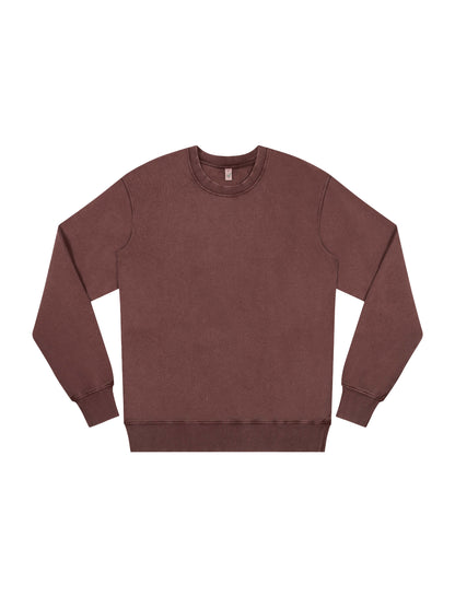 Earth Positive® Sweatshirt - Stone Washed Burgundy - XS