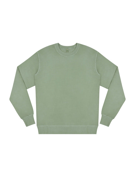 Earth Positive® Sweatshirt - Stone Washed Sage Green - M