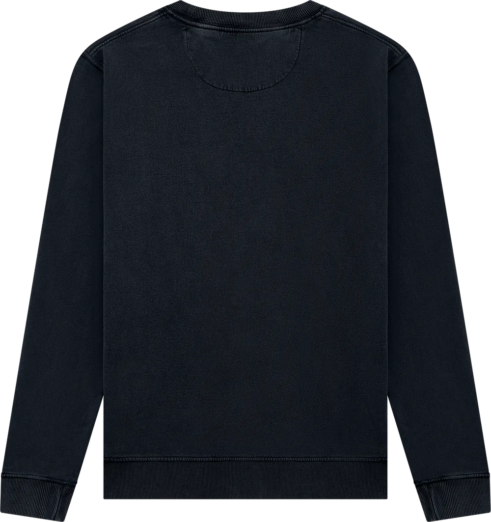 EP302-SBL4 - Sweatshirt - Stone Washed Black