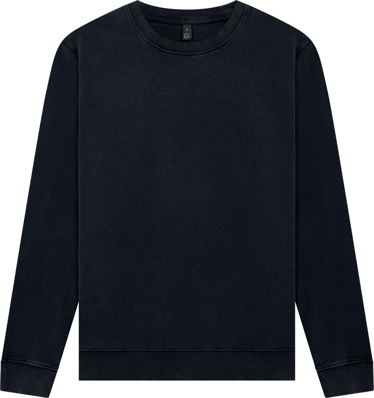 EP302-SBL4 - Earth Positive® Sweatshirt - Stone Washed Black