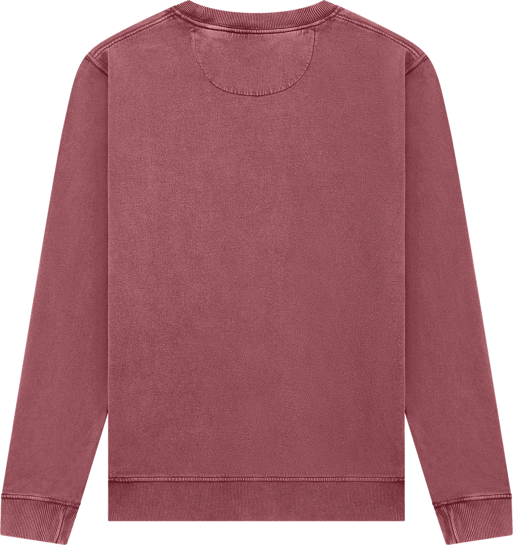 EP302-SBU4 - Sweatshirt - Stone Washed Burgundy