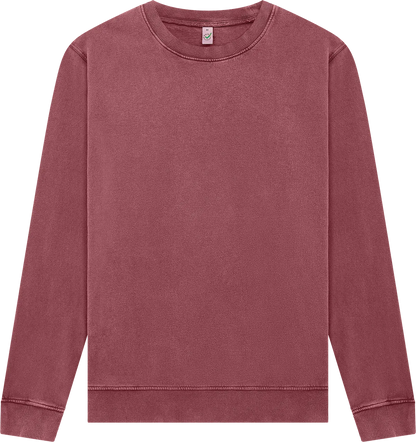 EP302-SBU3 - Earth Positive® Sweatshirt - Stone Washed Burgundy