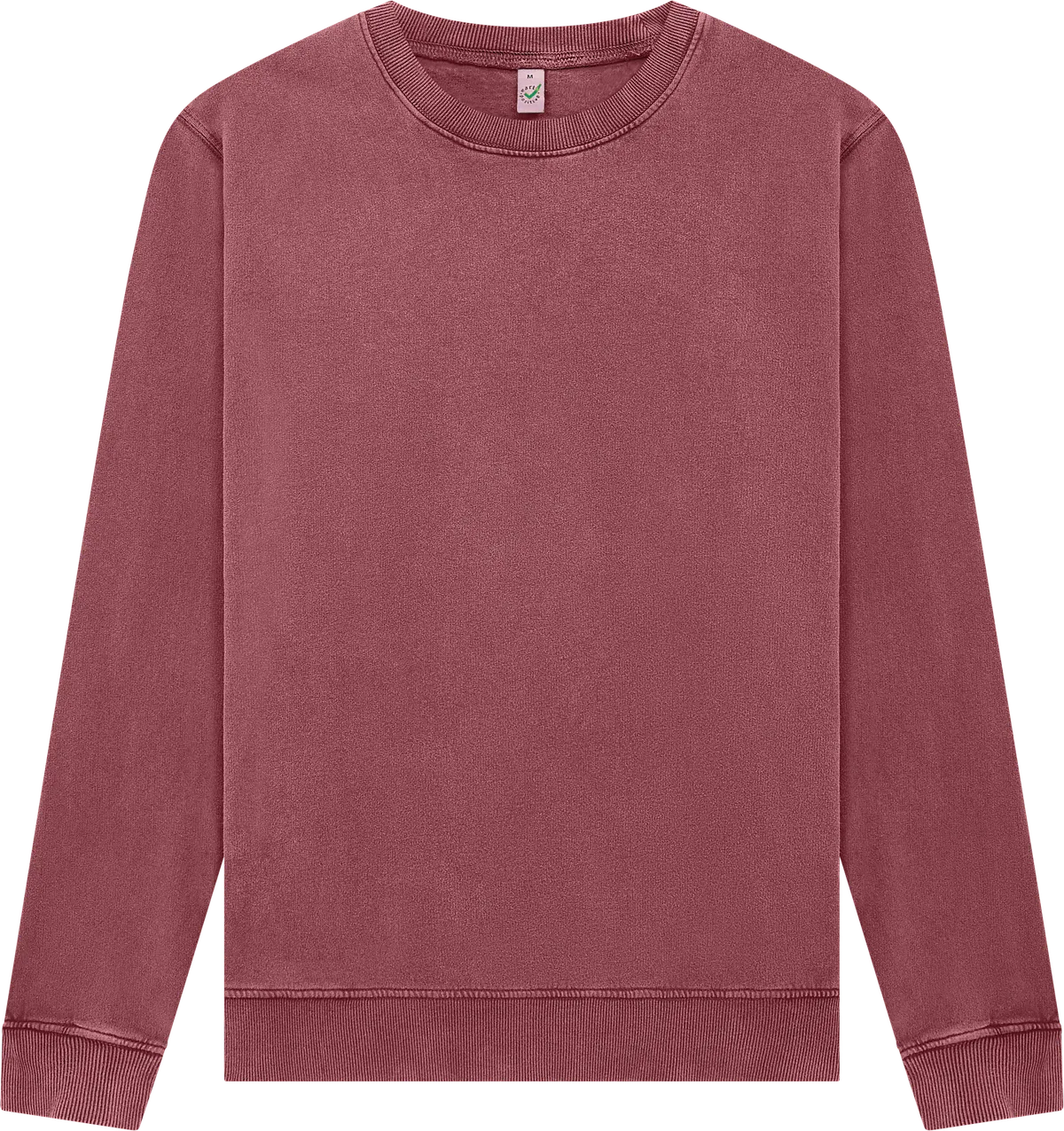 EP302-SBU2 - Earth Positive® Sweatshirt - Stone Washed Burgundy