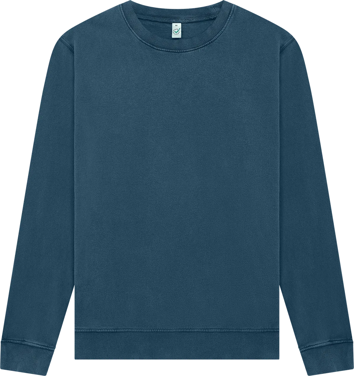 EP302-SDE3 - Earth Positive® Sweatshirt - Stone Washed Denim
