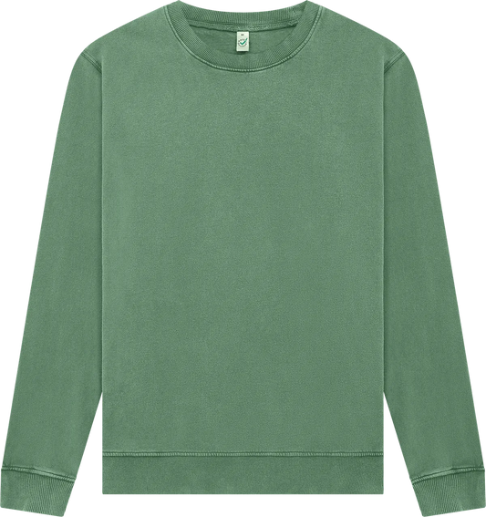 EP302-SSAG2 - Earth Positive® Sweatshirt - Stone Washed Sage Green