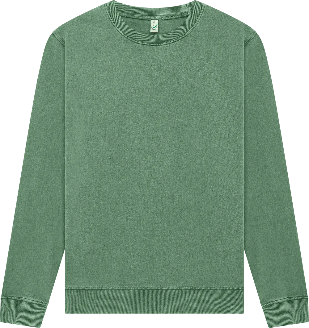 EP302-SSAG3 - Sweatshirt - Stone Washed Sage Green