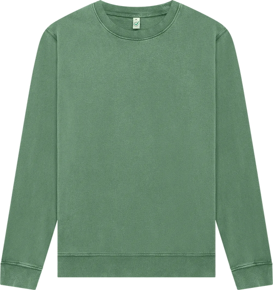 EP302-SSAG1 - Sweatshirt - Stone Washed Sage Green