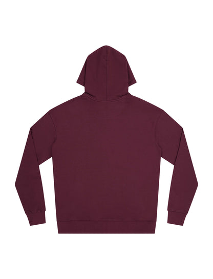 Earth Positive® Full Zip Hoodie - Burgundy - M