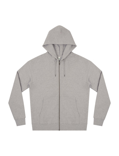 Earth Positive® Full Zip Hoodie - Light Heather - M