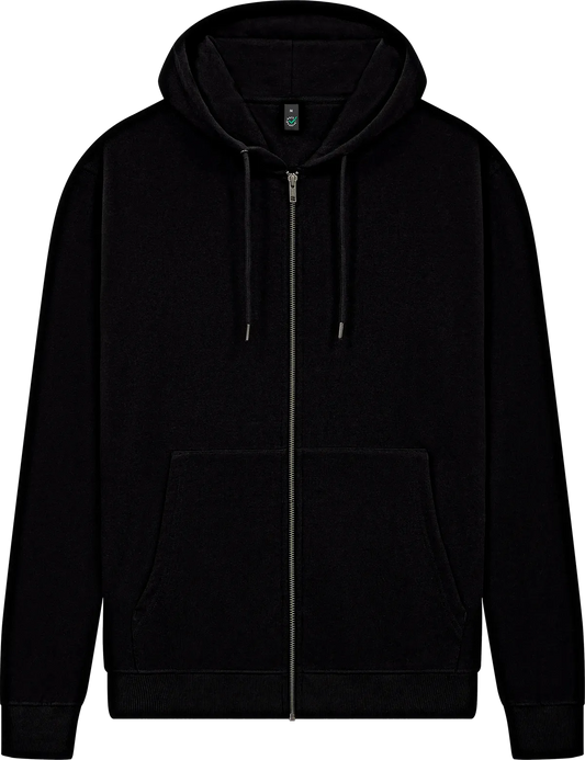 EP303-BL5 - Earth Positive® Full Zip Hoodie - Black
