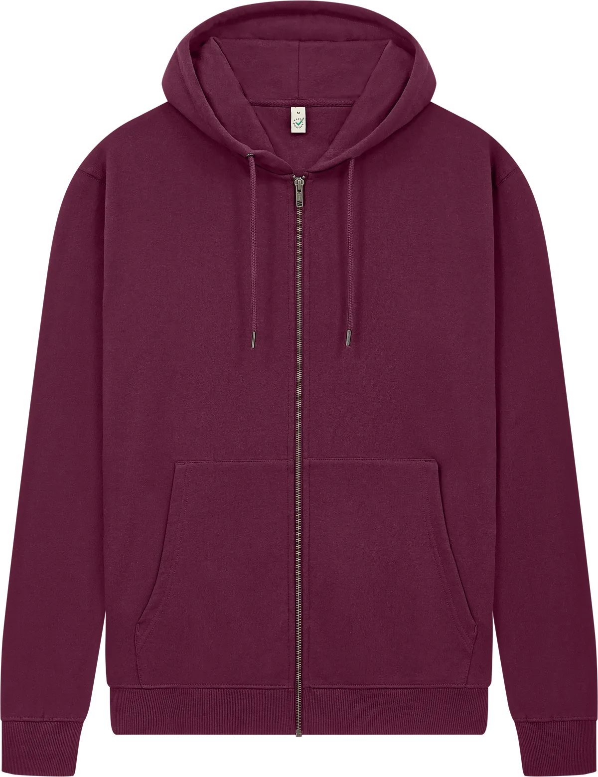 EP303-BU5 - Earth Positive® Full Zip Hoodie - Burgundy