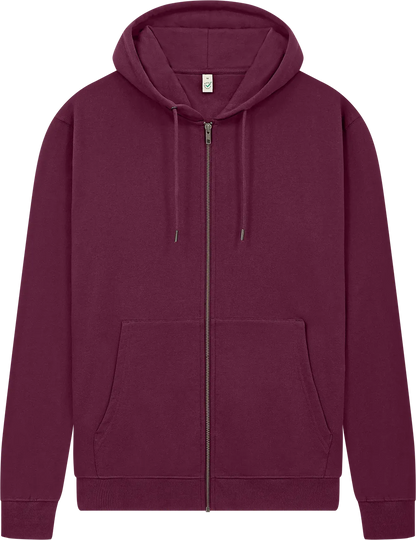 EP303-BU3 - Full Zip Hoodie - Burgundy