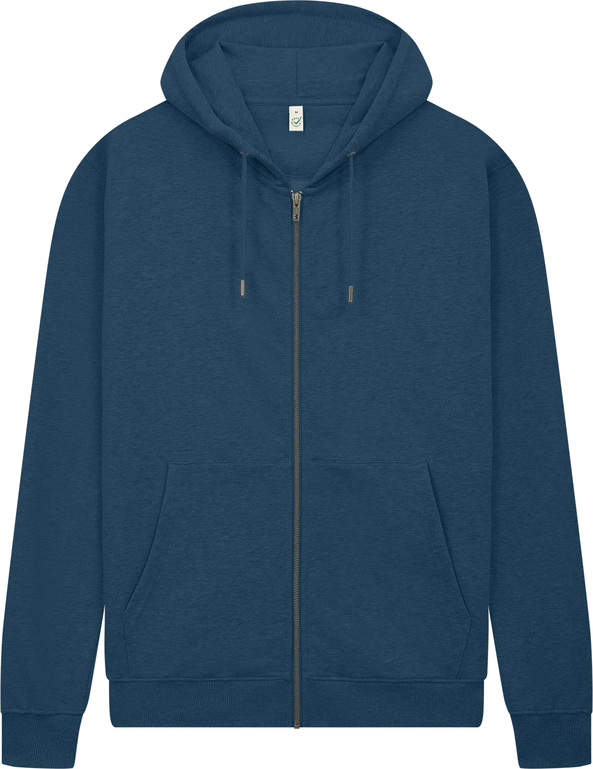 EP303-DE6 - Earth Positive® Full Zip Hoodie - Denim Blue