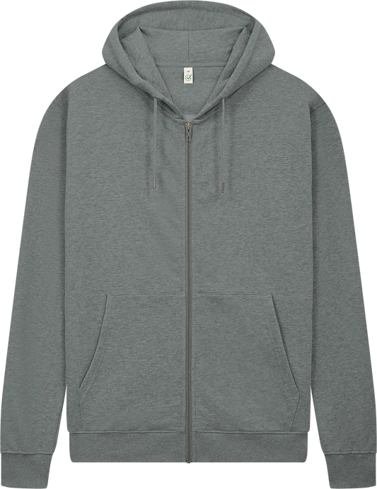 EP303-DHE1 - Full Zip Hoodie - Dark Heather