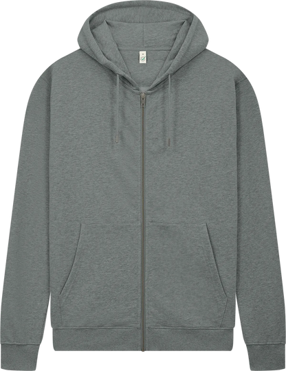 EP303-DHE0 - Earth Positive® Full Zip Hoodie - Dark Heather