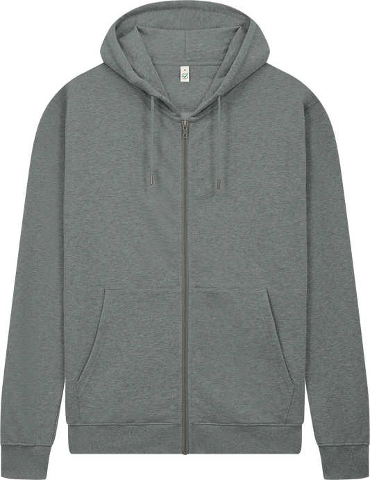 EP303-DHE0 - Earth Positive® Full Zip Hoodie - Dark Heather