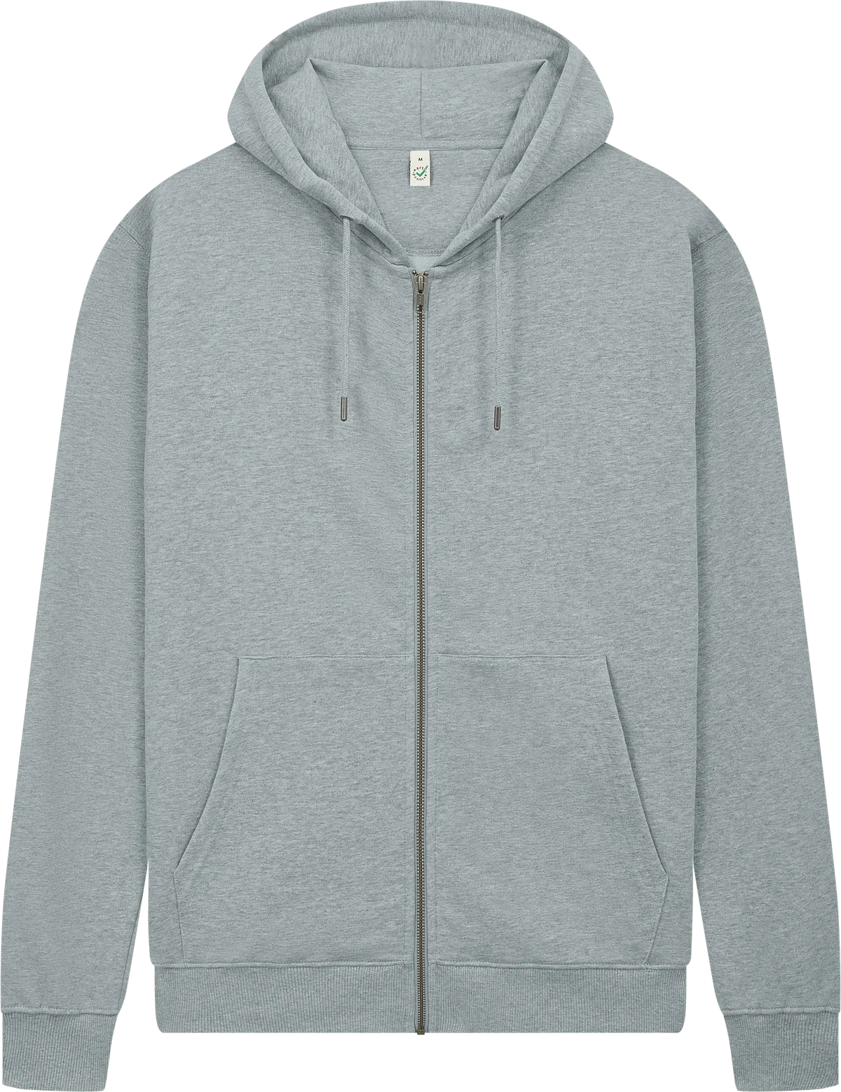 EP303-LHE4 - Earth Positive® Full Zip Hoodie - Light Heather