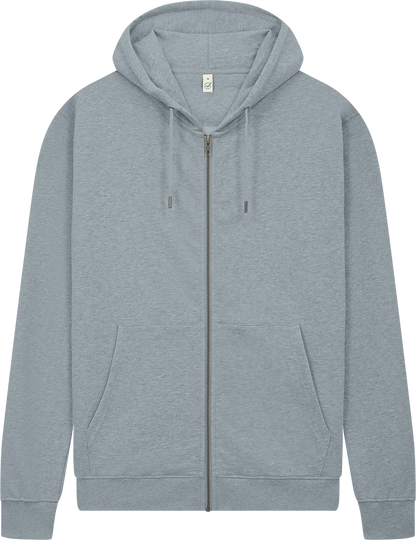 EP303-SG1 - Earth Positive® Full Zip Hoodie - Sport Grey