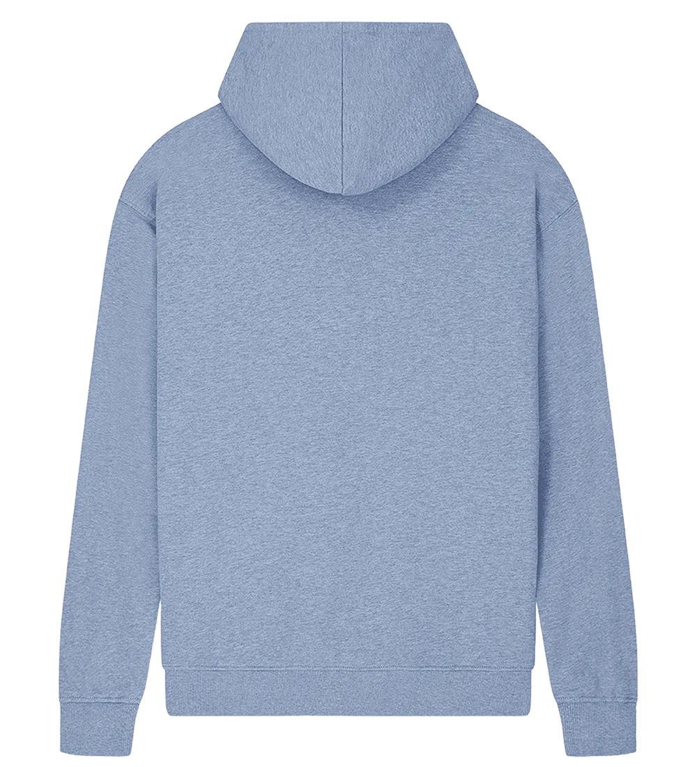 EP304-LBHE5 - Half Zip Hoodie - Light Blue Heather