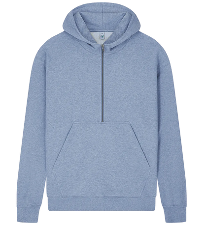 EP304-LBHE1 - Half Zip Hoodie - Light Blue Heather