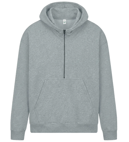 EP304-LHE2 - Half Zip Hoodie - Light Heather