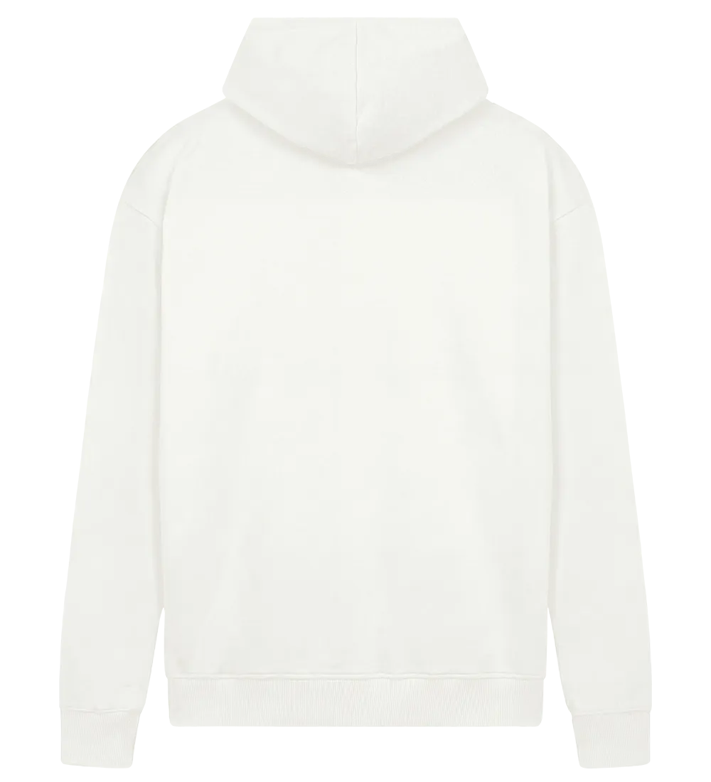 EP304-WM0 - Half Zip Hoodie - Off White
