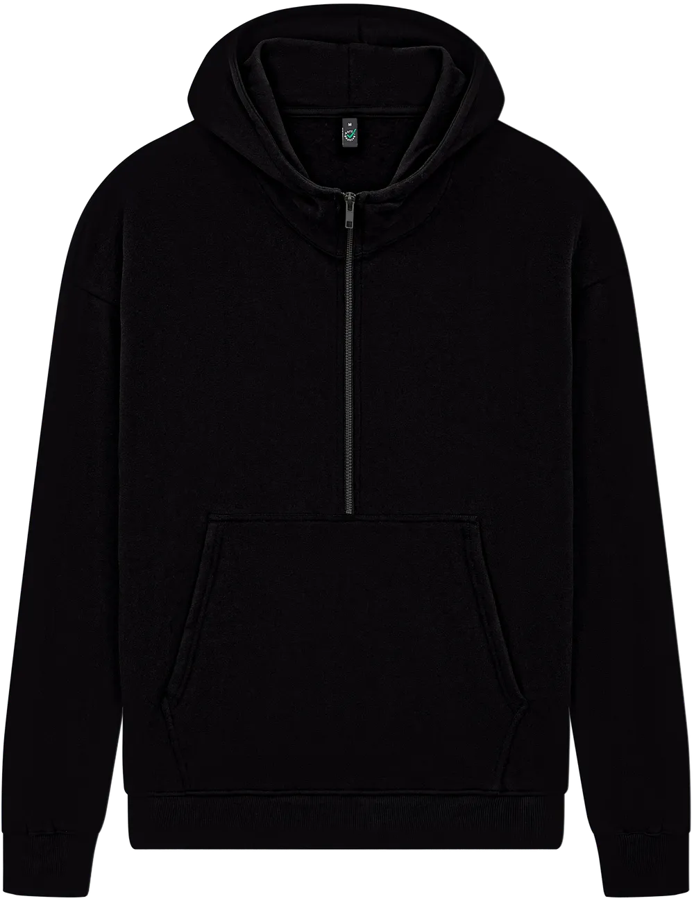 EP304-BL3 - Half Zip Hoodie - Black