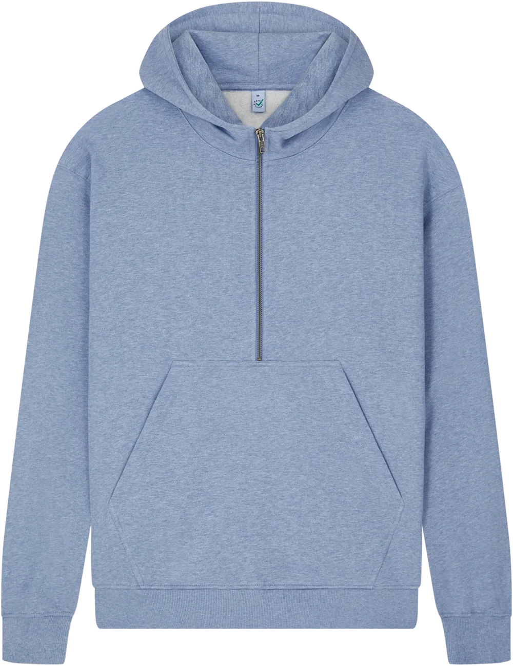 EP304-LBHE1 - Half Zip Hoodie - Light Blue Heather