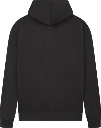 EP304-SUBL2 - Earth Positive® Half Zip Hoodie - Sueded Black