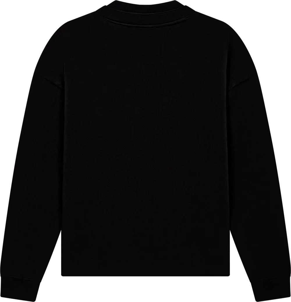 EP305-BL3 - Mock Neck Sweatshirt - Black