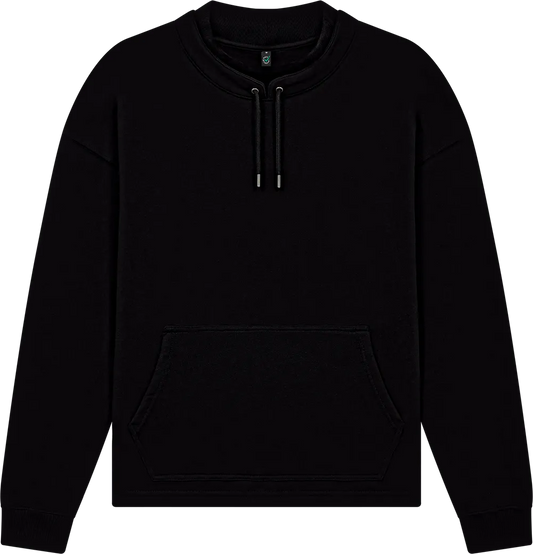 EP305-BL3 - Mock Neck Sweatshirt - Black