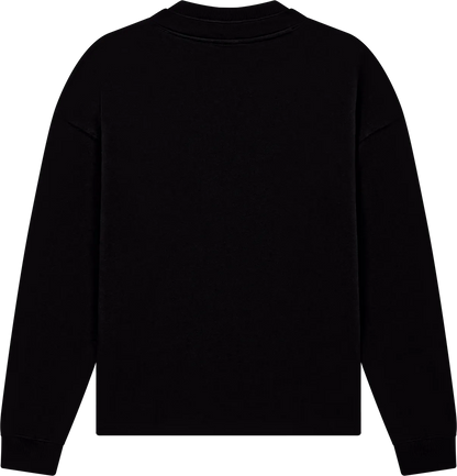 EP305-BL1 - Earth Positive® Mock Neck Sweatshirt - Black