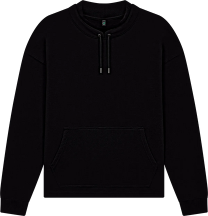 EP305-BL1 - Earth Positive® Mock Neck Sweatshirt - Black